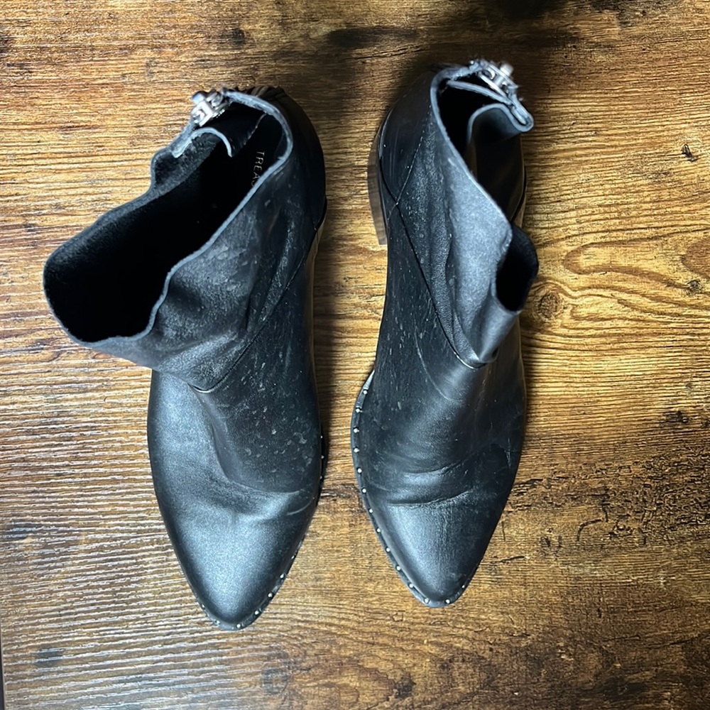 Black ankle boots
